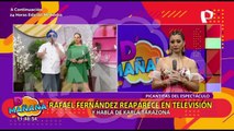 Karla Tarazona molesta por declaraciones de Rafael Fernández: 