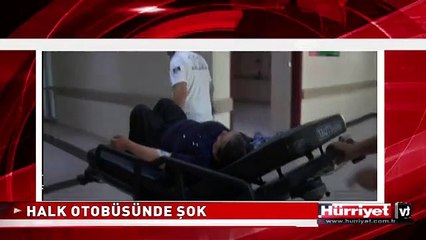 KADINI HALK OTOBÜSÜNDE AKREP SOKTU