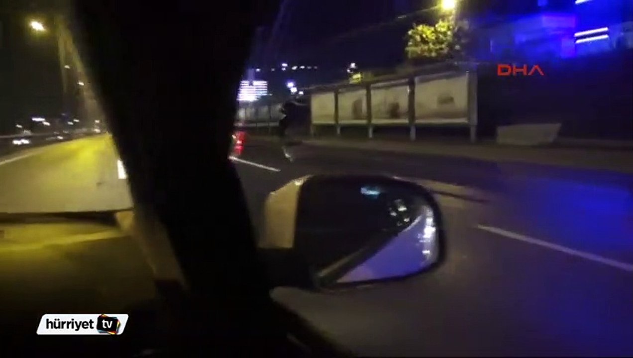 D-100 karayolunda tehlikeli hareketler