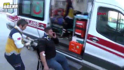 Fenerbahçe taraftarları kaza yaptı 5 yaralı