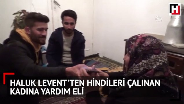 Haluk Levent'ten hindileri çalınan kadına yardım eli