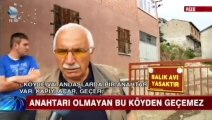 Kaçak avcıları durdurmak için köye kapı yaptılar