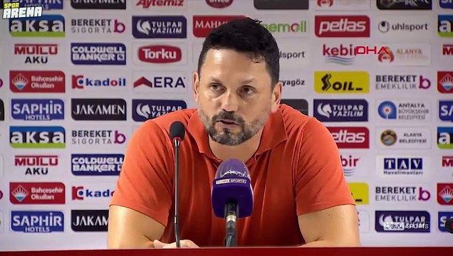 Erol Bulut: 'Futbolcularımı tebrik ediyorum'