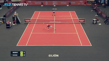 Murray scrapes past Cachin in Gijon Open