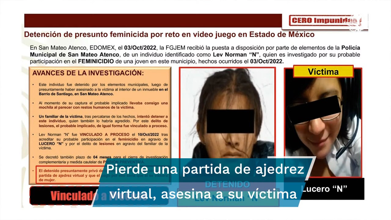 Vinculan a proceso a feminicida que en su mochila llevaba restos humanos en Edomex