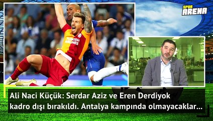 Eren Derdiyok ve Serdar Aziz kadro dışı!