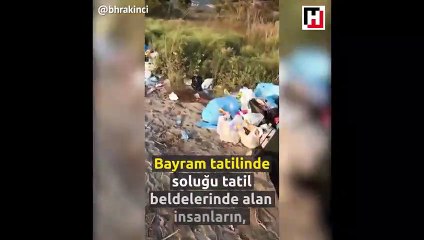Akyaka'da tepki çeken görüntü!