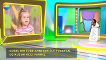 Çocuktan Al Haberi programında masal anlatan aşırı sevimli kız