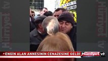 TUTUKLU VEKİL ENGİN ALAN, ANNESİNİN CENAZESİNE KATILDI