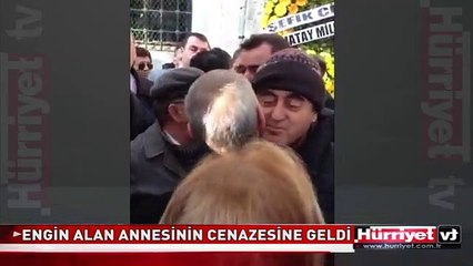 TUTUKLU VEKİL ENGİN ALAN, ANNESİNİN CENAZESİNE KATILDI
