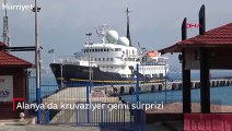 Alanya'da kruvaziyer gemi sürprizi