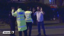 Alanya'da kaza yapan alkollü sürücü polislere zor anlar yaşattı