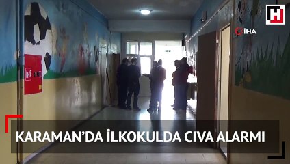 Karaman’da ilkokulda cıva alarmı