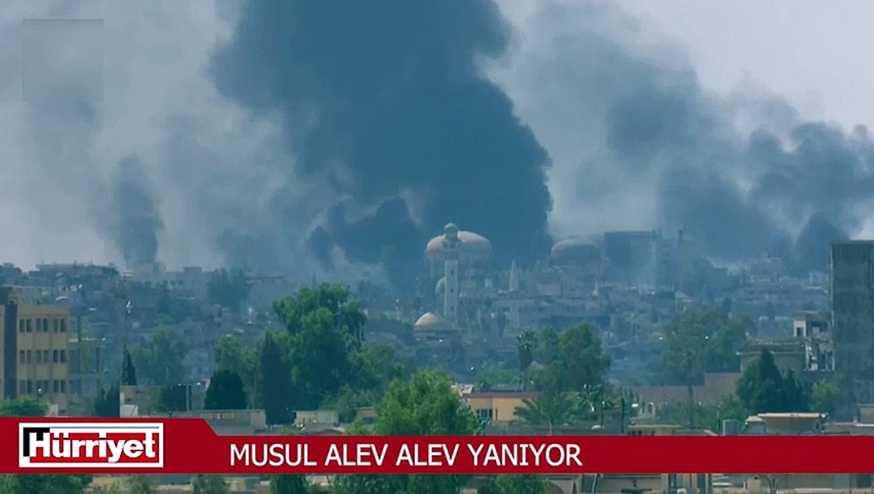 Musul alev alev yanıyor