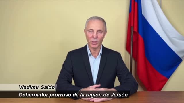 Las autoridades prorrusas de Jersón piden a Moscú que evacúen a los civiles