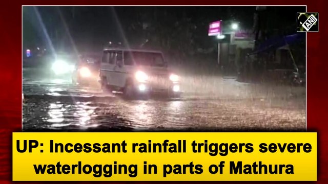 UP: Incessant rainfall triggers severe waterlogging in parts of Mathura