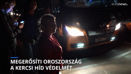 A titkosszolgálat embereivel erősíti meg a kercsi híd védelmét Oroszország