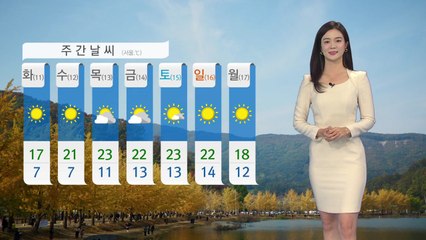[날씨] 내일까지 전국 비...기온 '뚝' / YTN