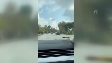 Son dakika haberi! Bir otomobilin kaza anı kameralara yansıdı