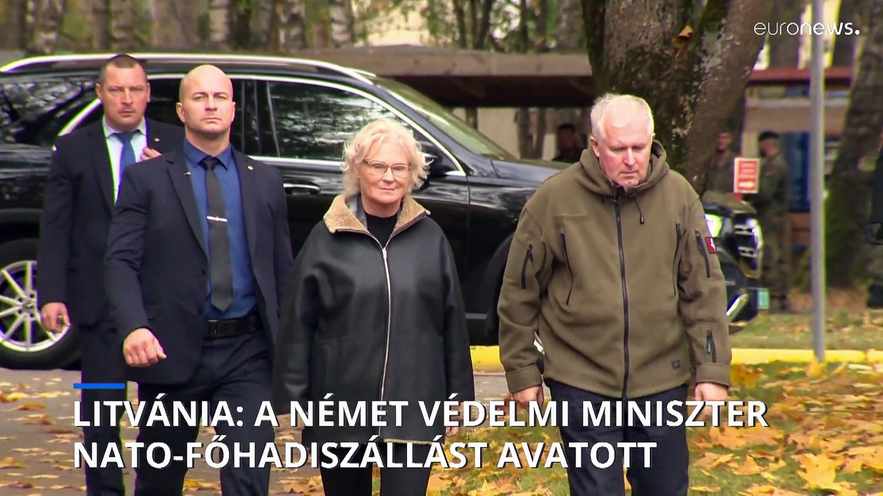 Litvánia: a német védelmi miniszter NATO-főhadiszállást avatott