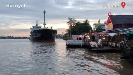 Petrol tankeri kıyıya çarpmadan saniyeler önce durduruldu! İşte o anlar...