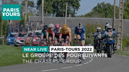 Le groupe des poursuivants / The chasers' group -  #ParisTours 2022