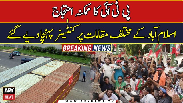 Containers delivered to various locations in Islamabad