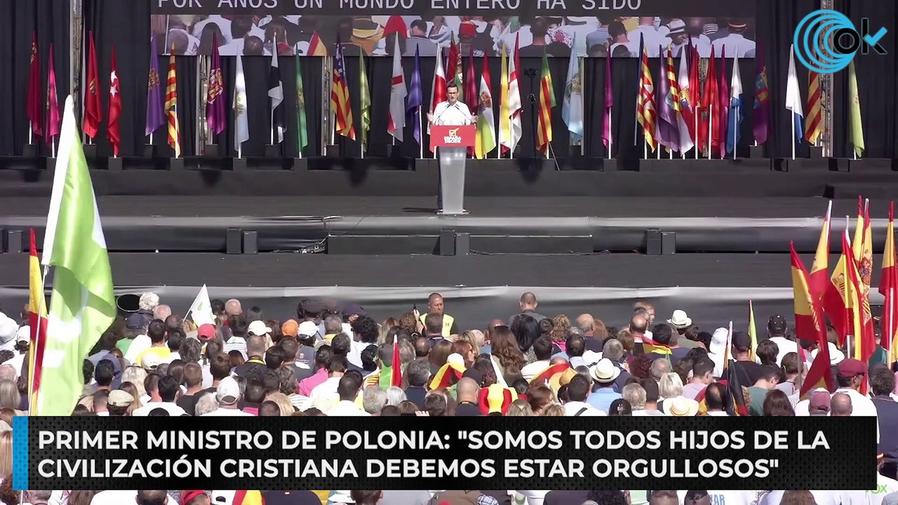 Primer ministro de Polonia: "Somos todos hijos...