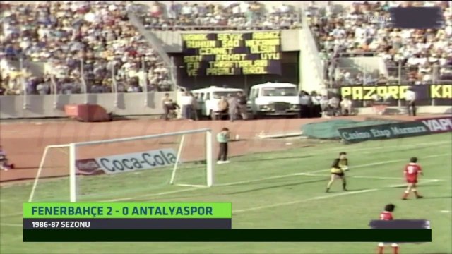 Fenerbahçe 2-0 Antalyaspor [HD] 24.08.1986 - 1986-1987 Turkish 1st League Matchday 1