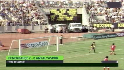 Fenerbahçe 2-0 Antalyaspor [HD] 24.08.1986 - 1986-1987 Turkish 1st League Matchday 1