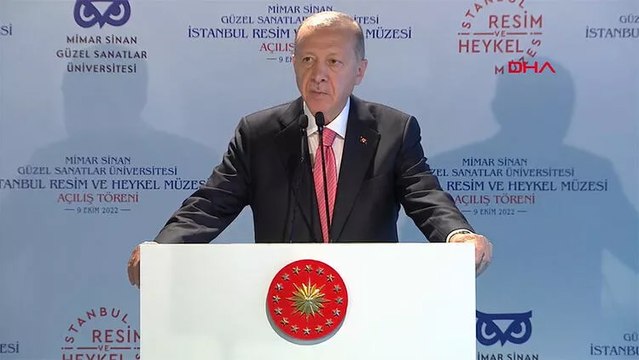 Resim ve Heykel Müzesi açıladı... Cumhurbaşkanı Erdoğan'dan önemli açıklamalar