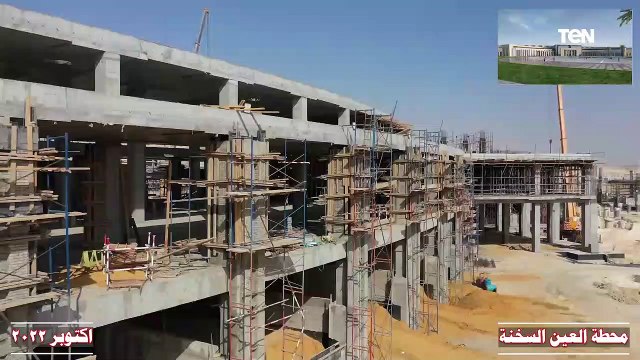 محطة العاصمة بمشروع القطار الكهربائي السريع العين السخنة العلمين مطروح الفيوم