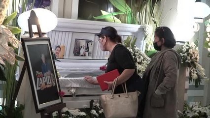 Filipinli radyo sunucusu Mabasa'nın cenaze töreni