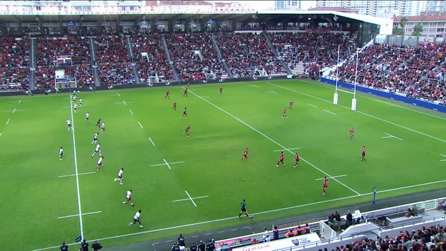 TOP 14 - Essai de Duncan PAIA'AUA (RCT) - RC Toulon - CA Brive - Saison 2022/2023