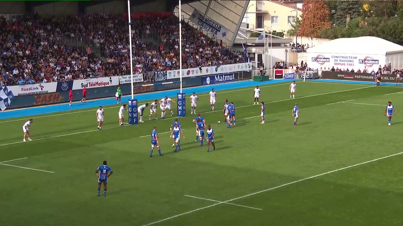 TOP 14 - Essai de Wilfrid HOUNKPATIN (CO) - Castres Olympique - Montpellier Hérault Rugby - Saison 2022/2023