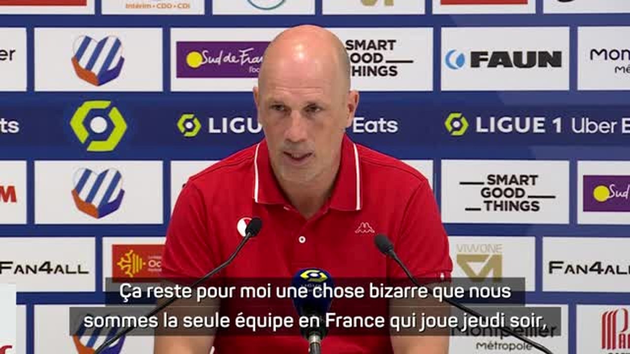 10e j. - Clement peste contre le calendrier et l'horaire du match à Montpellier