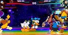 Donald Duck Clones vs Ella - Cammy - Chun li - Ken - Kung Fu Man (Street Fighter 2)
