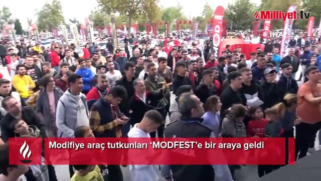 Modifiye araç tutkunları ‘MODFEST’e bir araya geldi