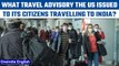 US issues travel advisory for citizens traveling to India, Know more | Oneindia News *News