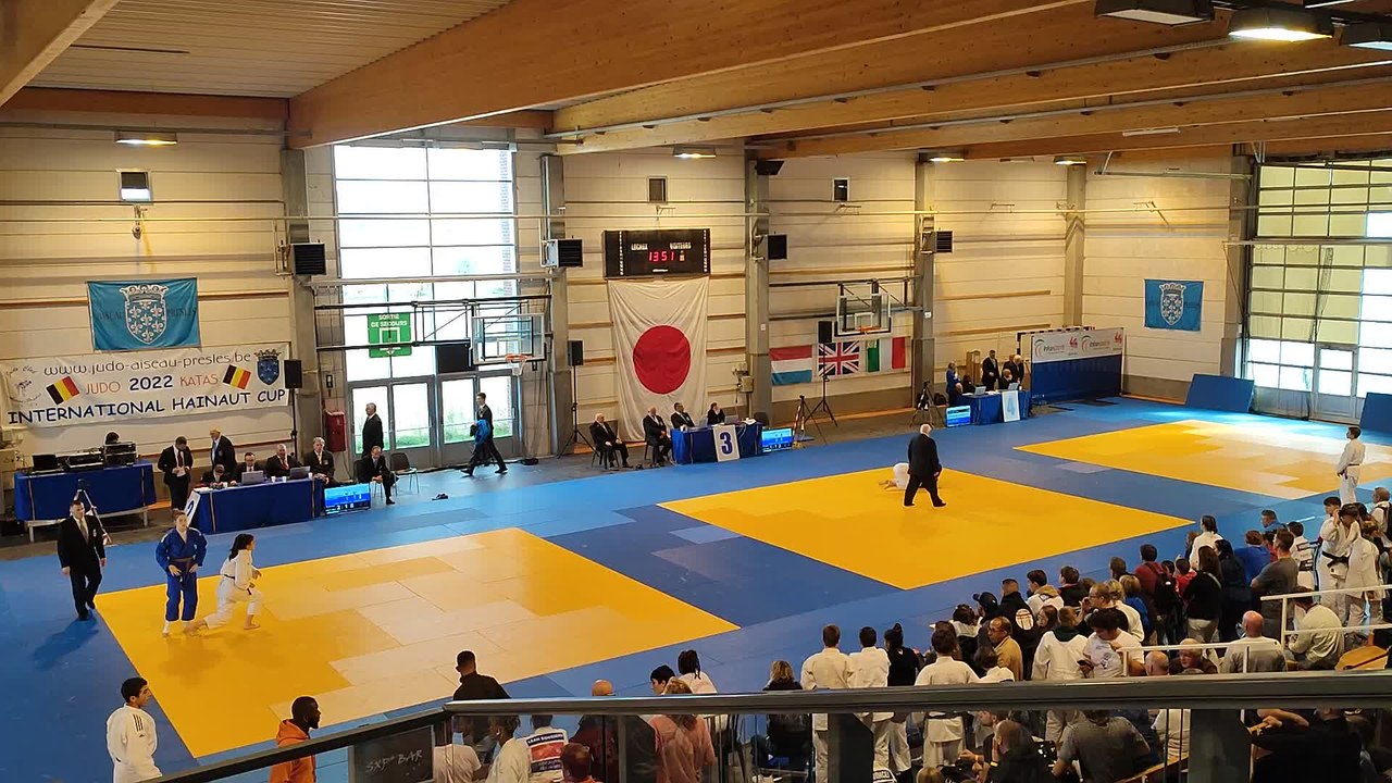 Judo: lla Hainaut Cup de judo a fait son grand retour à Roselies