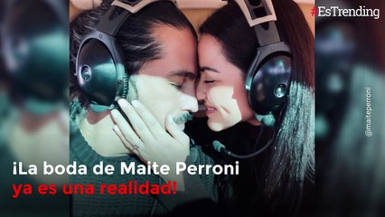 "Se ve como señora": Maite Perroni se casó pero su vestido de boda recibió todas las críticas