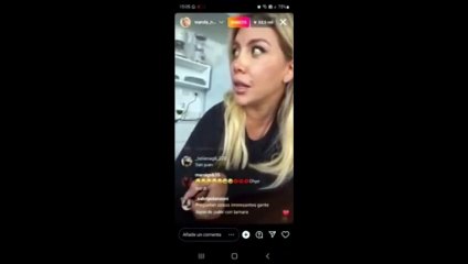 Lareacción de Wanda Nara cuando Mauro Icardi irrumpió en su vivo