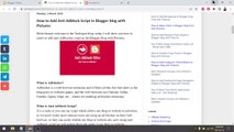 How to Add Anti Adblock Script in Blogger blog - Hindi #blogger