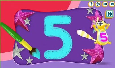 Numtums Number Painting 1  10 Cbeebies