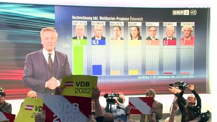 Présidentielle en Autriche : l'écologiste Van der Bellen réélu, selon les premières projections