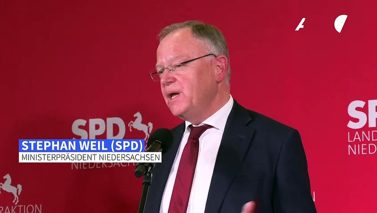 Niedersachsen: Weil sieht Vertrauensbeweis für SPD in schwierigen Zeiten