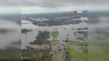 Tayland'da bir kentin neredeyse tamamı sular altına kaldı