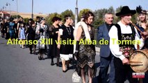 Recreación de la visita de Alfonso XIII a Alba de Tormes