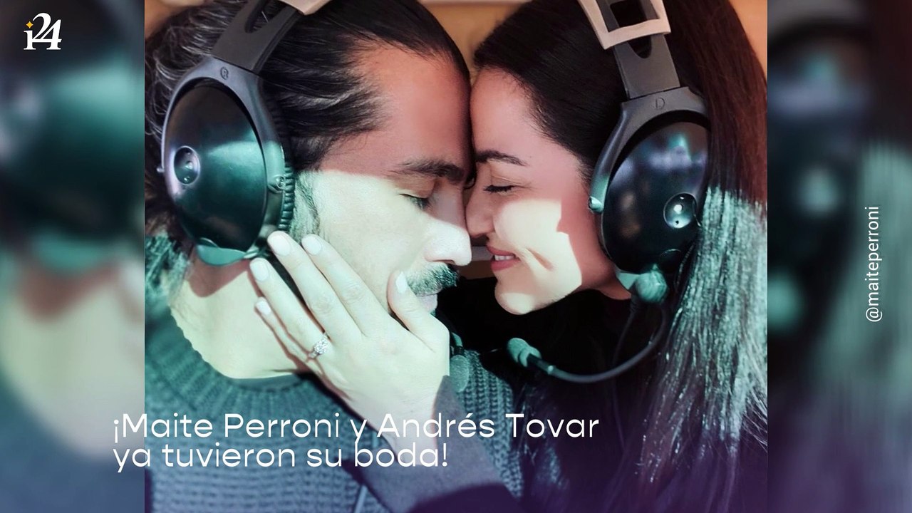Maite Perroni se casó con su prometido pero su vestido fue bastante criticado: "se ve aseñorada"