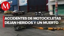 Dos accidentes dejan un muerto y 3 heridos en Veracruz